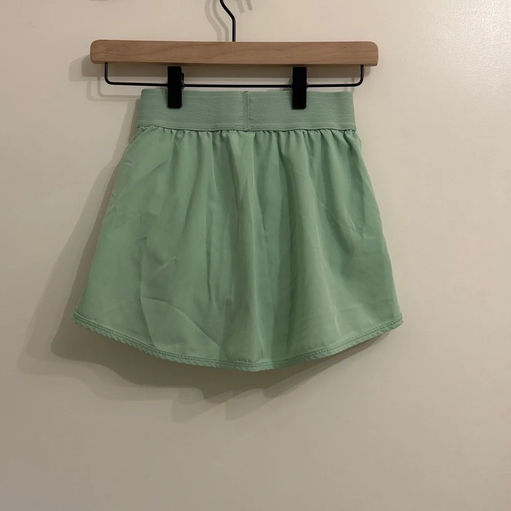 Alo Match Point Skirt Mint Green — XXS - Picture 2 of 2